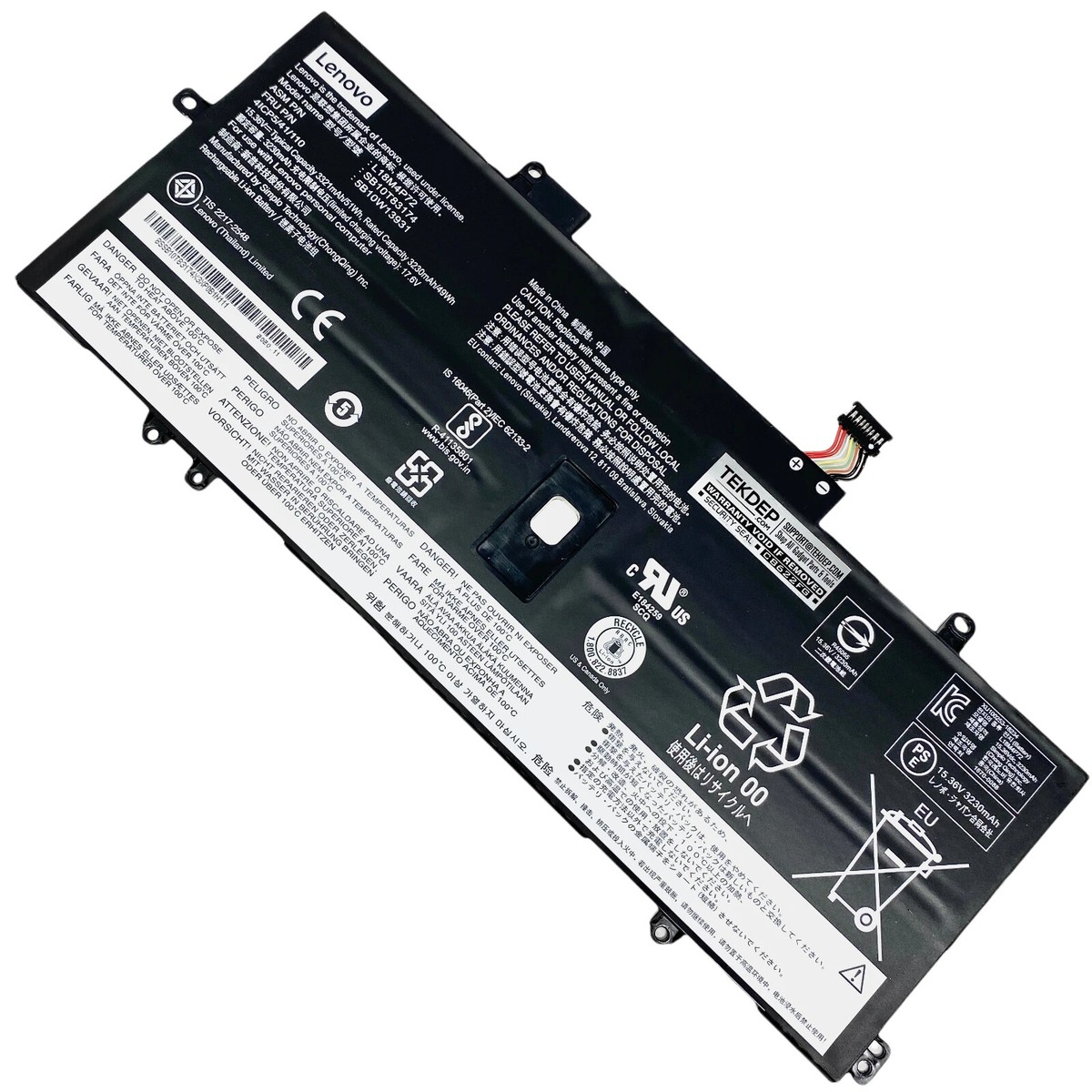 バッテリ99.9%ThinkPadX1 CarbonGen9i7 16/512G Genuine Lenovo ThinkPad X1 Carbon 7th Gen Battery L18C4P71