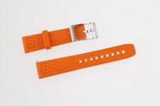 Breitling Kautschukband mit origin.Dornschließe 18/16 Uhrenarmband  (B 2602)