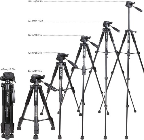 Zomei Q111 Professional Heavy Duty Aluminium Tripod&Pan Head for DSLR Camera UK - 第 5/16 張圖片