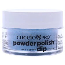 Cuccio Pro Powder Polish Nail Colour Dip System - Deep Blue Glitter - 0.5 oz