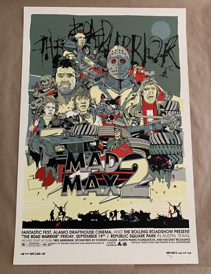 コレクション Tyler stout road worrier mad max 2 Mad Max 2 The Road Warrior Tyler Stout Regular Mondo poster