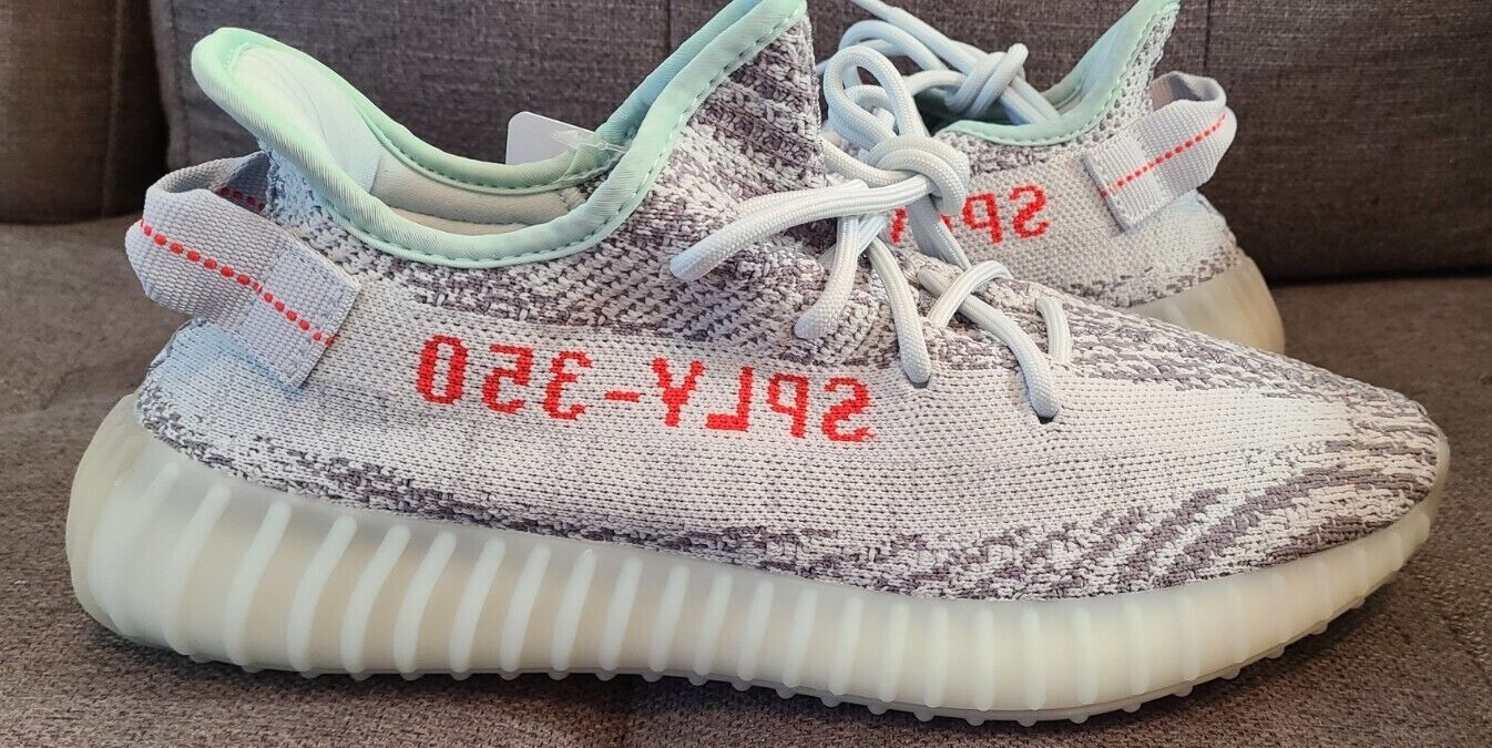 blue tint yeezy womens