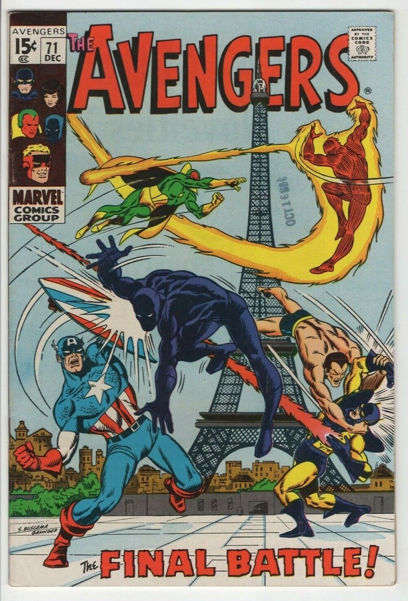 Avengers 71 VF- 1st Invaders Marvel Comics *SA | eBay