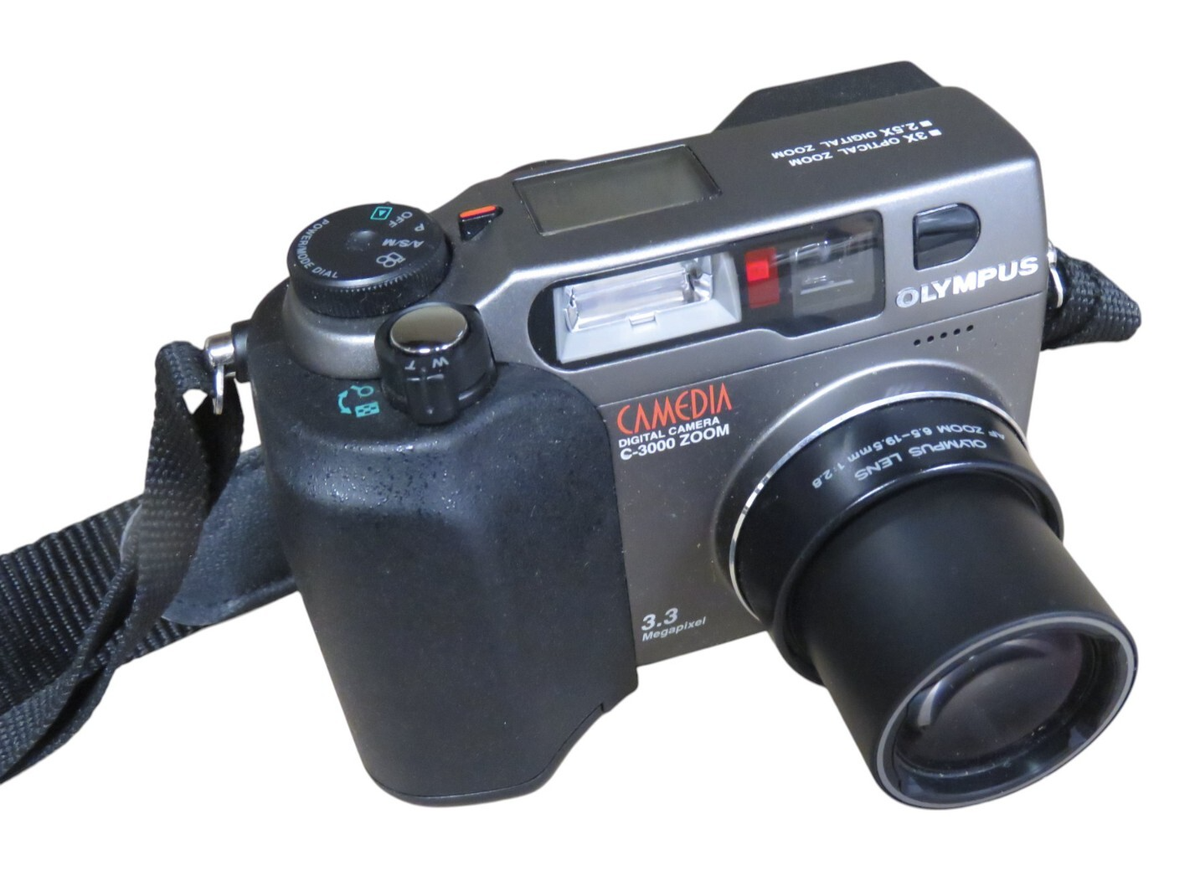 Olympus CAMEDIA C-3000 Zoom 3.3MP 3X Zoom Digital Camera Works | eBay