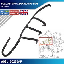 Diesel Fuel Injector Leak Off Return Pipe 03L130235AF For VW Jetta Caddy 1.6 TDI