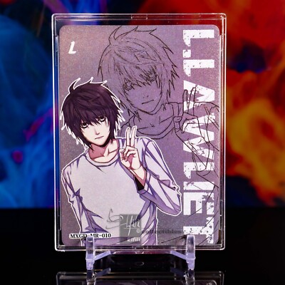 L Lawliet Premium Card Death Note Dream Country ACG Silver Glitter
