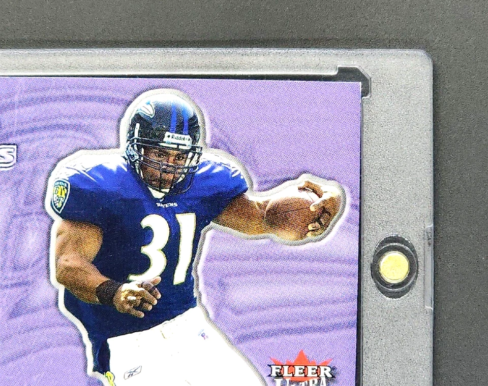 2005 Fleer Ultra TD Kings Silver GU Jersey #TK/JL Jamal Lewis /99 Game Used Card - Image 3 of 4