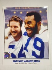 Randy White & Harvey Martin Dallas Cowboys Super Bowl XII MVPs 8 x 10 NFL Photo 