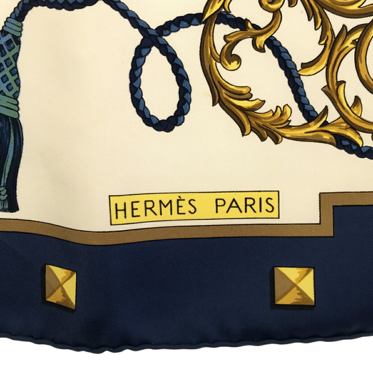 HERMES エルメス 2006 Paris in the air シルクカレ HERMES Vintage Silk Scarf Carre 90 SPRINGS エルメス シルク
