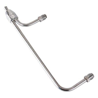 Dual Feed Fuel Line with Gauge Chrome Magnaclamps (Replaces 29683) - National Auto Parts Depot