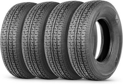 4 Premium Radial ST235/80R16 Trailer Tires 10PR 235 80 16 Tubeless Replacement