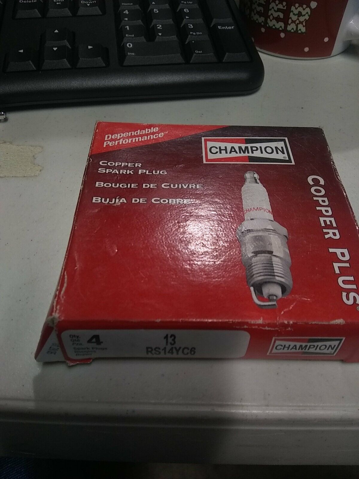 4 - Champion Copper Plus Spark Plugs RS14YC6  NEW Fits: Buick Ford GMC