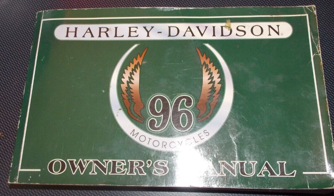 OEM Harley Davidson Motorcycles 1996 MODELS Owners User Manual