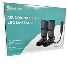 Nekteck Air Compression Leg Massager -Pain Relief- Adjustable Fit- Tested