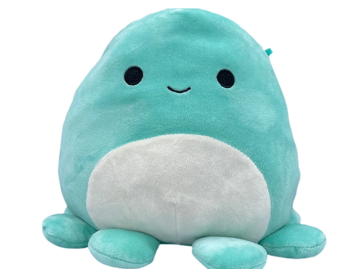 Squishmallow 8 Zobey The Octopus Stuffed Blue Green Pillow Soft