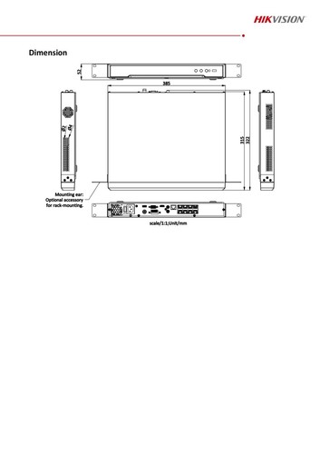 Grabadora de video en red Hikvision 8 canales POE para sistema de cámaras IP DS-7608NI-M2/8P - Imagen 6 de 7