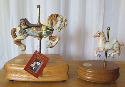 American Carousel Horse musical lot Tobin Frailey 9023 Indian Willitts Group 2