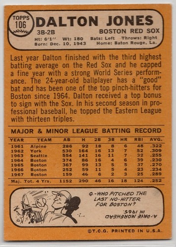 1968 Topps Baseball (1-300) Set Break EX - EX-MT U-Pick from Drop Down List - Picture 134 of 448