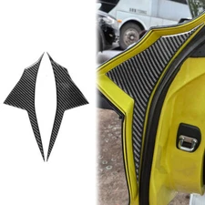 For Chevrolet Corvette C8 2020-2024 Vinyl Carbon Fiber Car Inner Door Cover Trim