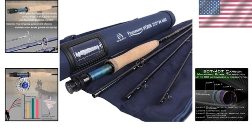 Lightweight Maxcatch Nymph Fly Fishing Rod - 10ft/11ft IM10 Carbon Construction - Picture 2 of 9