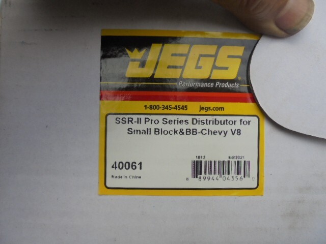 Distributor JEGS 40061 SSR PRO BILLET SBC BBC IHRA NHRA Camaro Corvette Chevelle