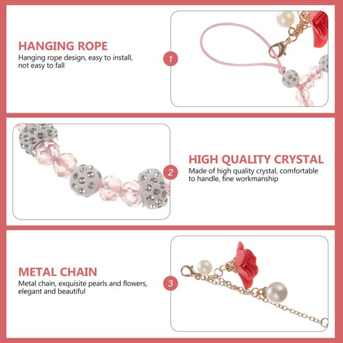 Phone Strap Blumen Handgelenk Lanyard Hand Handgelenk Lanyard - Zdjęcie 11 z 12