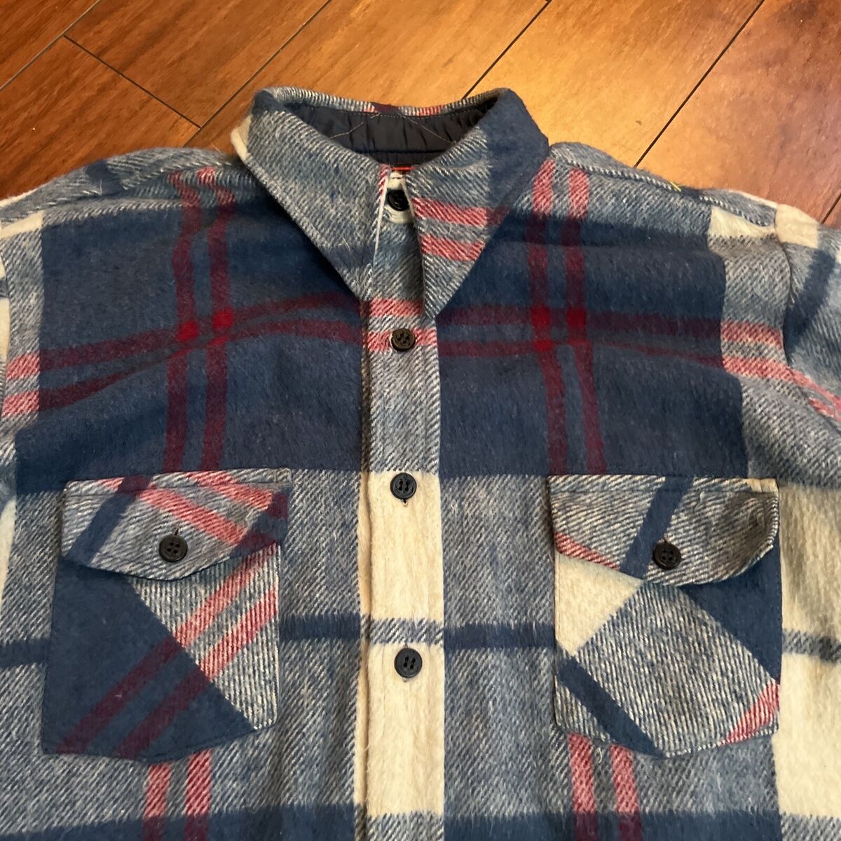 VTG CPO Fashion Sportswear Flannel Plaid Shirt Jacket Men's VTG CPO Fashion Sportswear Flannel Plaid Shirt Jacket Men's