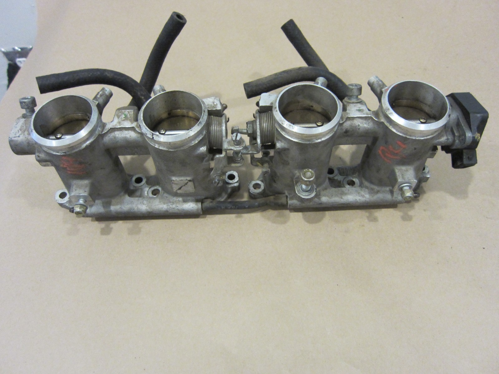 Ferrari 355 RH Front And Rear Inlet Suction Manifold Set Part# 162481/ 162482