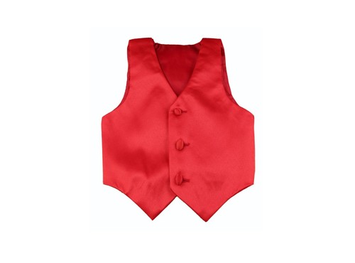 6pcs Boy Teen White Satin Shawl Lapel Suits Tuxedo with a Color Satin Vest 4T-20 - Picture 10 of 27