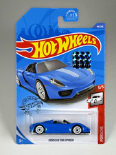 Hot Wheels Porsche 918 Spyder Porsche 55 94250 Blue Factory Sealed Hot Wheels Porsche 918 Spyder Porsche 55 94250 Blue Factory Sealed