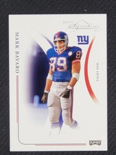 MARK BAVARO 2004 Playoff Prime Signatures #63 NFL New York Giants /999