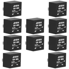 10 Pack Car Relay, 12V 40A, 5 Pin SPDT, Automotive S Item Package Quantity: 10