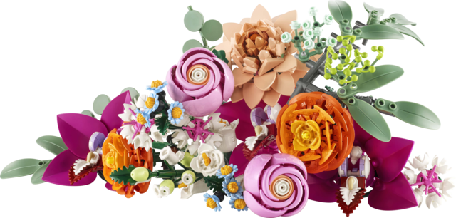 Lego Botanicals Men's Pink Flower Bouquet - Image 5
