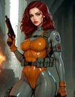 "GI Joe: Scarlett" Fine Art Print 8.5x11 Limited to 20 Hand-Numbered Copies