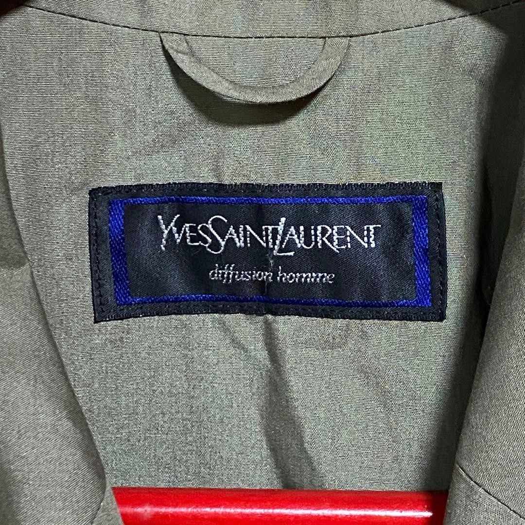 Yves Saint Laurent Diffusion Femmes Trench Coat, Olive Green, Women's, Size S thumbnail 5