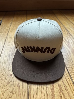 Dunkin Donuts SNAPBACK Trucker Hat/Cap UPSIDE DOWN DUNKIN NEW Patriots SGA