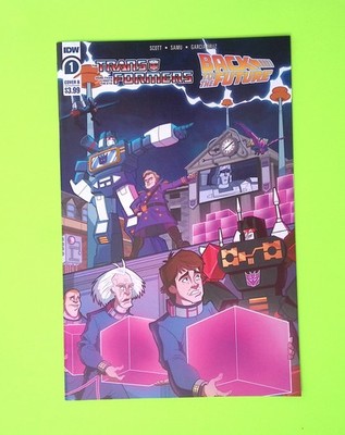 Transformers/Back to the Future #1b 2020 IDW Publishing Variant X127-228