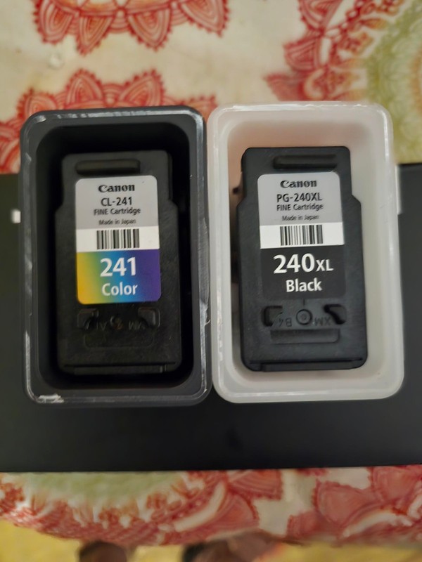 Canon One Black 240XL & 241  Color EMPTY Ink Cartridge Never refilled