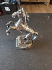 Vintage Table Lighter Featuring A Rearing Horse