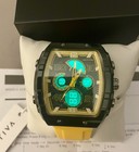 Activa Sport Unisex Quartz 44mm Analog-Digital Black Dial Yellow Strap, NEW — photo 3