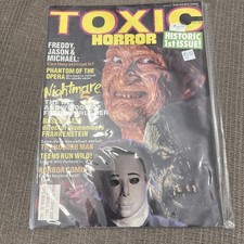 Rare 1989 Toxic Horror 1st issue ( Freddy & Michael Myers)