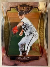 Wil Crowe RC 2021 Panini Select Concourse Rookie Card Pirates. rookie card picture