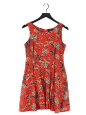 MinkPink A-Line Midi Dress M in Red