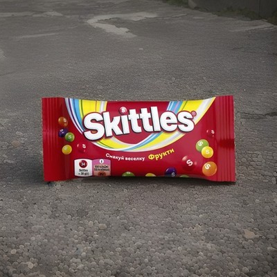 Chewing Dragee Skittles Original. Fruit Candies 38 g