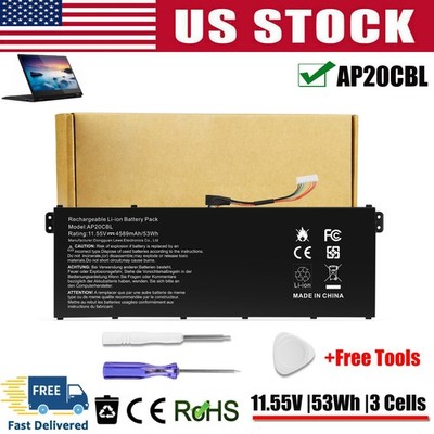  53Wh 11.55V AP20CBL Battery For Acer Aspire 5 A515-45 A515-46 Aspire 7 A715-43G