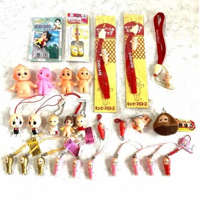 Kewpie Strap Schlüsselanhänger Sofubi Sammlung Set Premium Lot Mini Figuren