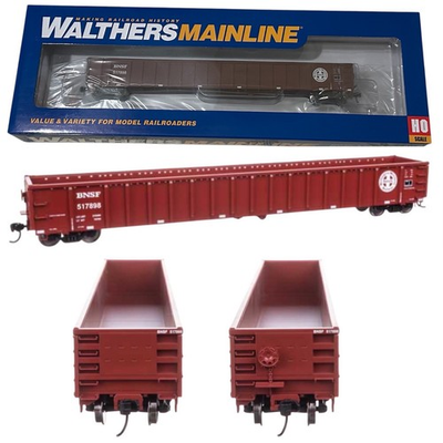 #ad Walthers 6462 HO 68#x27; Railgon Gondola Burlington Northern Santa Fe BNSF 517898 $31.33