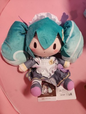 Hatsune Miku Fuwapuchi Series M Plush Hatsune Miku Classical Maid NEW, US seller