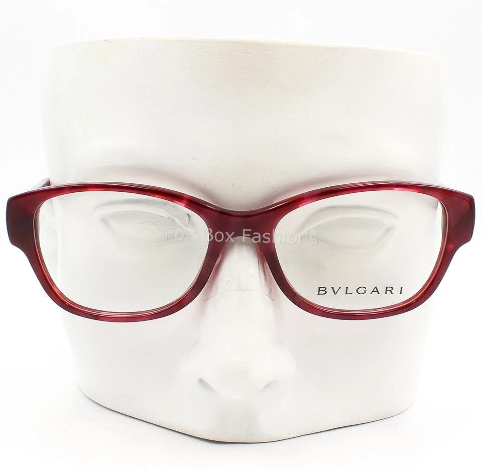 Gafas Bvlgari BV 4078B 5287 Borgoña Mármol Cristales Swarovski 51 mm Foto 4 de 4