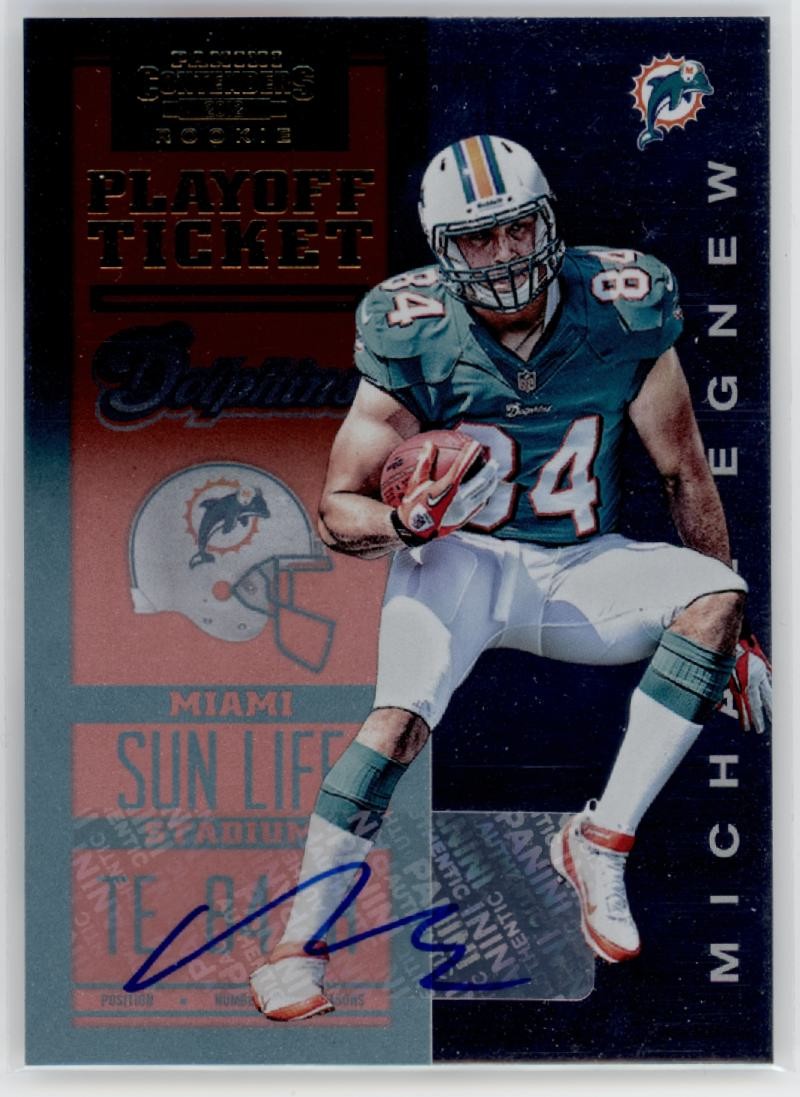 Michael Egnew Panini Contenders #226 Playoff Ticket-Autograph